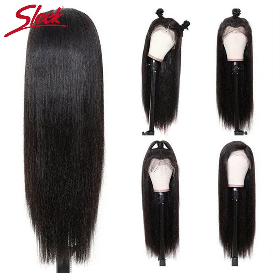 Peruvian Straight 360 Lace Frontal  Pre Plucked by Sleek